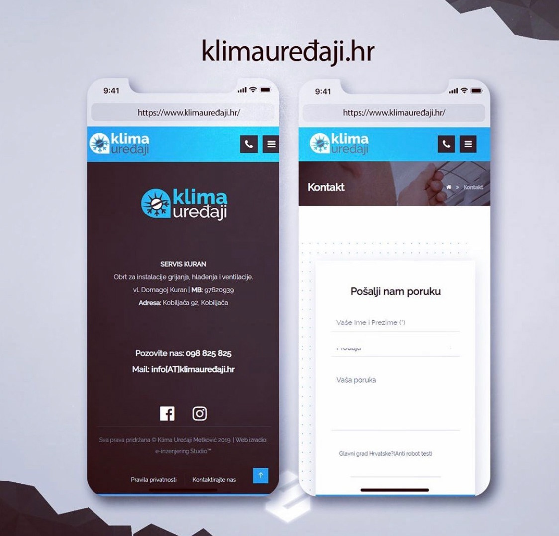 izrada web stranice za klima uređaji metković